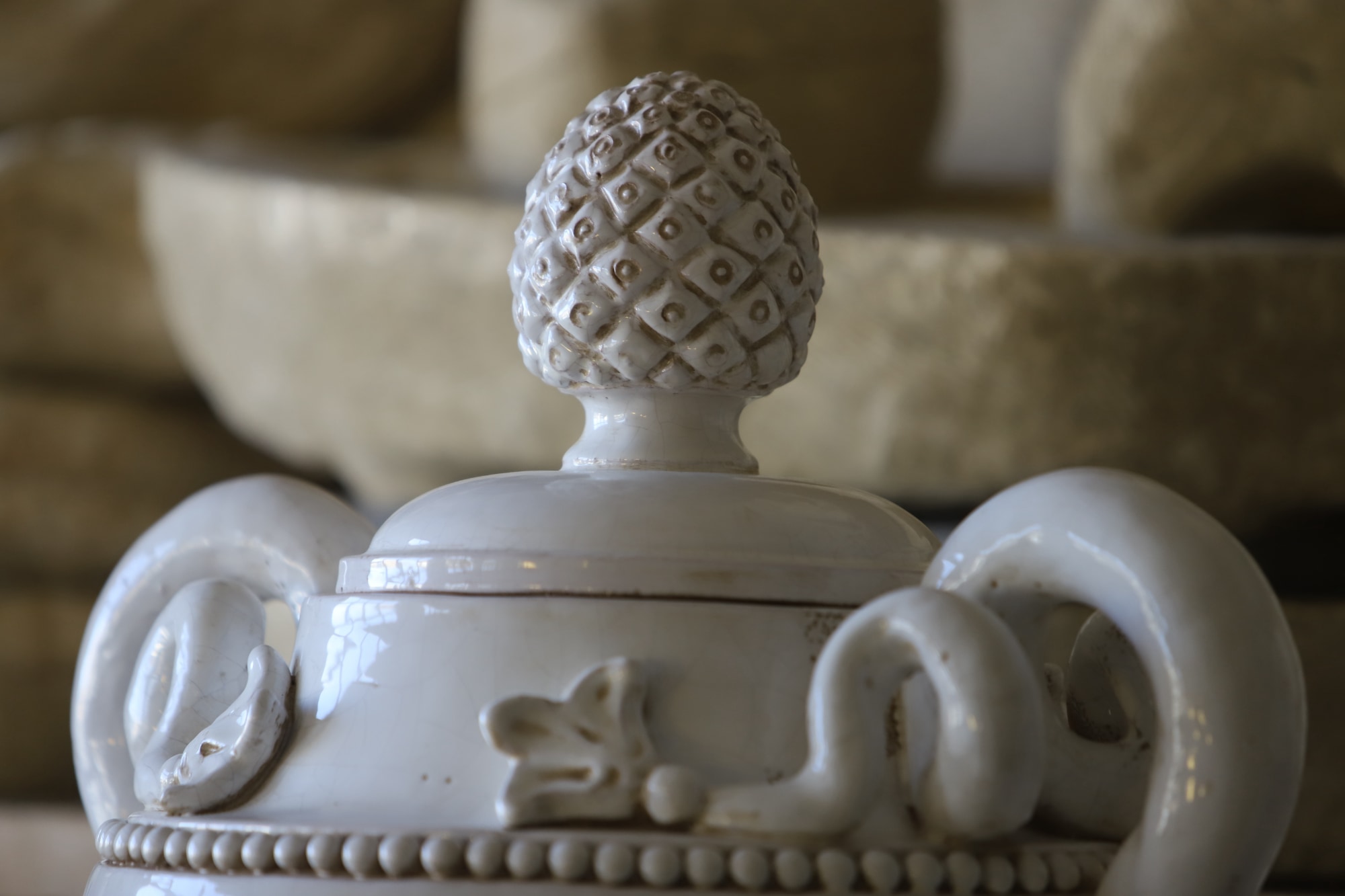 Vaso Bechelier con colonna